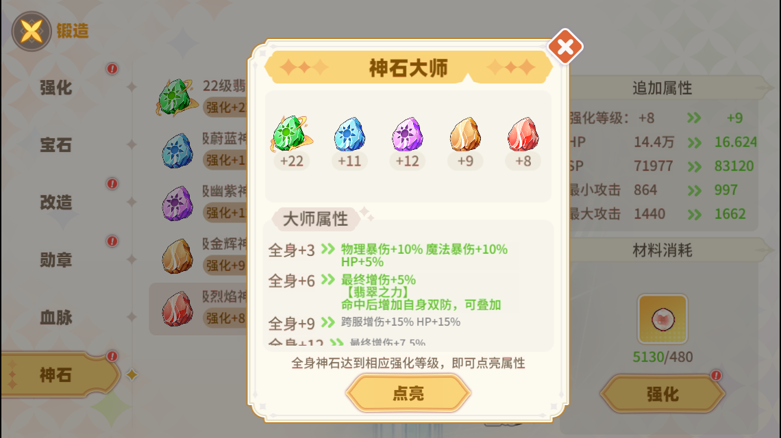 套装属性